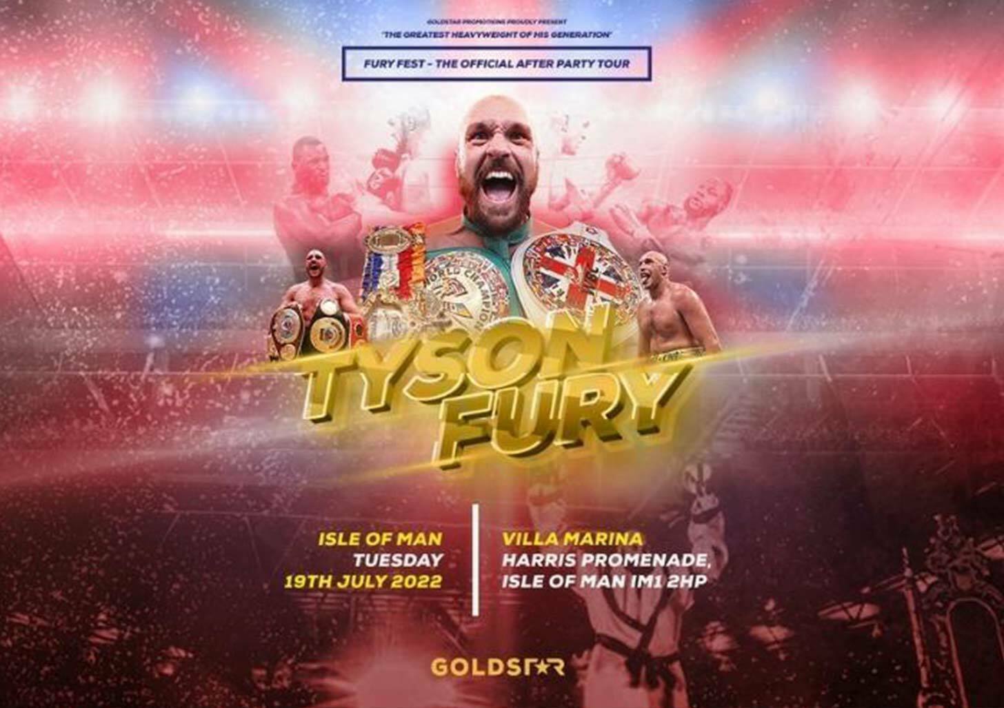 tyson fury after party tour