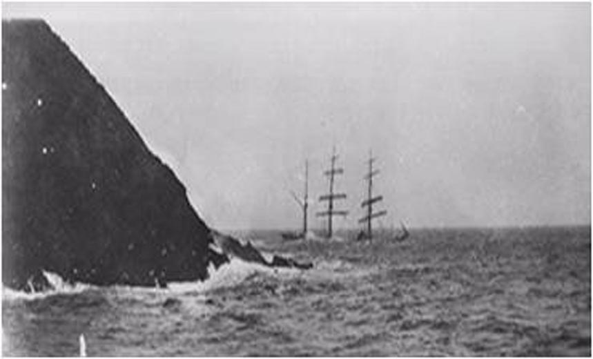 Isle of Man - History - Bargue Thorne Wreck