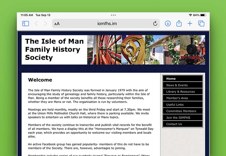 Isle of Man Genealogy - Family History Society